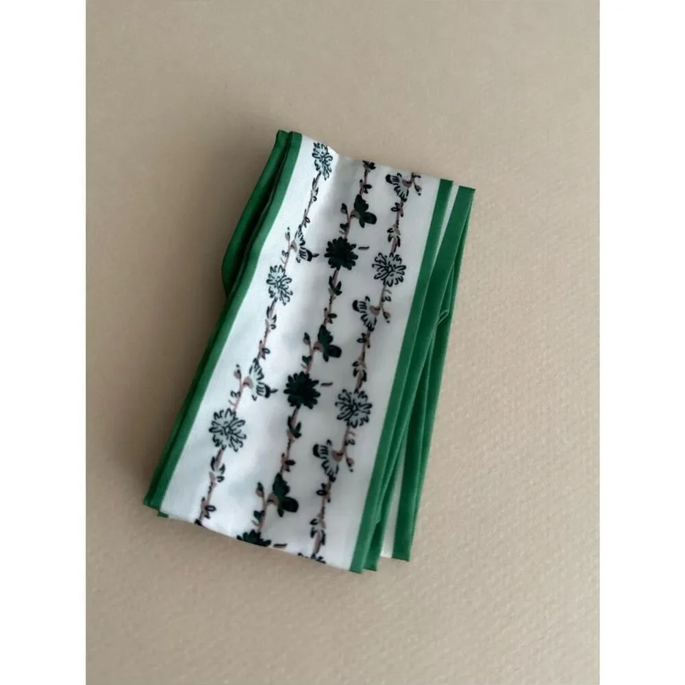 Floral Skinny Scarf M1667